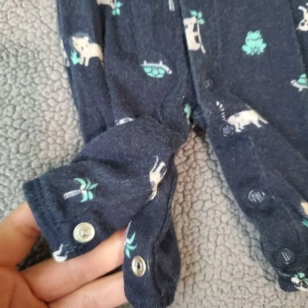 Carter's‎ Newborn Romper animals pattern